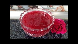 Gul Murebbesinin Hazirlanmasi ( Gül Reçeli Nasıl Yapılır )Варенья из роз.How to make rosé jam.