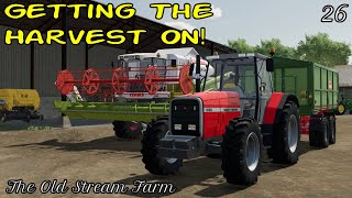 It's Harvest Time! - The Old Stream Farm Ep 26 - Farming Simulator 22