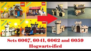 Hogwarts-ified! Castle sets 6041, 6067, 6062 and 6059