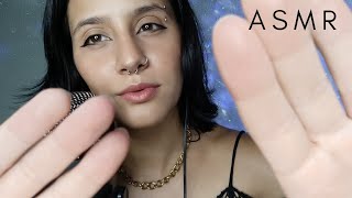 ASMR - Acariciando seu rosto até você pegar no sono 💤💤👀👀