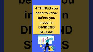 4 THINGS You Need to Know Before You Invest in DIViDEND STOCKS / Dividend Investing Strategy