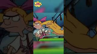 Helga recolecta cabello de Arnold para colocarlo en su altar secreto 😅💇🏼🧢🎀#heyarnold #shorts