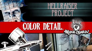 HELLRAISER PROJECT: Detail Color on Pinhead Mural