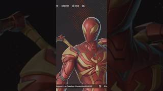 New iron spider skin!! #music #hiphop #artist #trap #fortnite