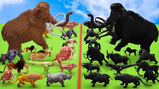 Prehistoric Mammals vs Shadow Itself Size Comparison Epic Battle Animal Revolt Battle Simulator