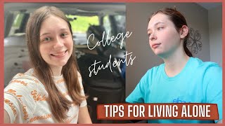 TIPS + ADVICE FOR LIVING ALONE FOR THE FIRST TIME AS A COLLEGE STUDENT