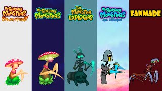 Dawn Of Fire, My Singing Monster, The Monster Explorers, The Lost Landscapes, Fanmade.