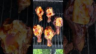 @the_dudenetwork Butterflied Chicken Legs With Smoked Cream Cheese on Z Grills 700D3