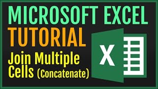 Excel Tutorial: Join Multiple Cells Function (Concatenate)