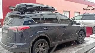 Тойота Рав4 (Toyota Rav4 2012-) с автобоксом Junior Strike 440 на перекладинах Turtle Air 1.