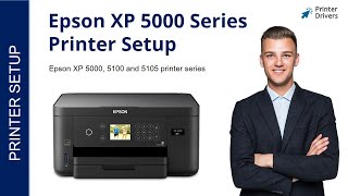 Epson XP 5000 printer series Wireless Setup | Epson XP 5100 and 5105 setup| Wi-Fi setup | Unboxing