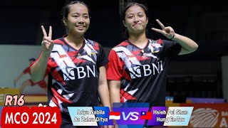 Arlya Nabila Thesa/Az Zahra Ditya vs Hsieh Pei Shan/Hung En-Tzu || R16 Macau Open 2024