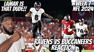 Reaction To Baltimore Ravens vs Tampa Bay Buccaneers Game Highlights | NFL 2024 Week 7