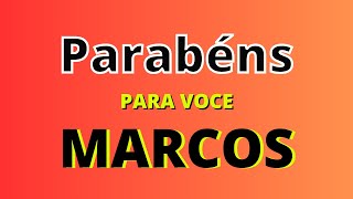 Linda mensagem de um feliz aniversario abençoado pra voce Marcos