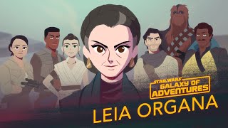 Star Wars Galaxy of Adventures | Leia Organa - Una principessa, un generale | Star Wars Kids Italia