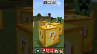 Lucky Block in Minecraft FUNNY CHALLENGE #viral #shorts #minecraft