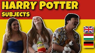 Language Variations - Harry Potter Subjects | English, Hungarian, German