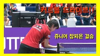 결승 ""쥬니어"" 챔피언 결정전 !!! 하이라이트 Miyu Nagasaki vs Haruna Ojio