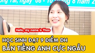 Học sinh đạt 9 điểm đại học bắn tiếng anh cực ngầu| Phỏng vấn tiếng anh - Anh Ngữ Baboo