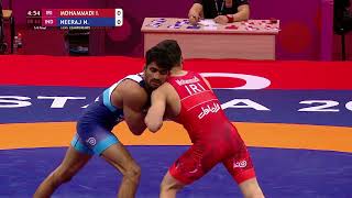 63Kg  1/4 Greco - Mohammadi (IRI) Vs Neeraj (IND)  Asian Championships