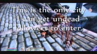 The Elder Scrolls IV: Oblivion - Permanent corpses & Staff Of Worms gameplay