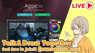 🔴Talk&Draw Together Live with Lily(06032021) (English sub available)