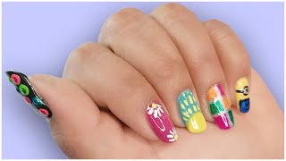 Multicolor Nail Art #Shorts