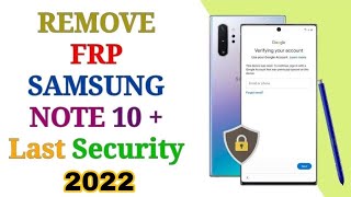 FRP Bypass Samsung Galaxy Note 10 Plus Oneclick Remove Google Account