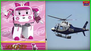 Robocar Characters In Real Life TRANSPORT Cartoons 9