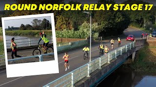 Round Norfolk Relay 2023: Stage 16 to 17 Handover - Capturing Every Runner!"