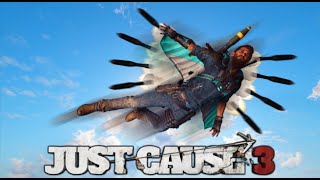 Just Cause 3 - Fire leech wingsuit