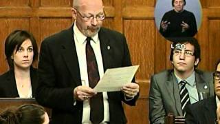 Gerald Keddy MP - Response to a Question from the NDP - September 27, 2011