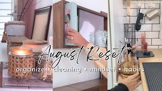 August Reset | home refresh • kitchen cleaning • organize • self-reflection • changing habits 🌱