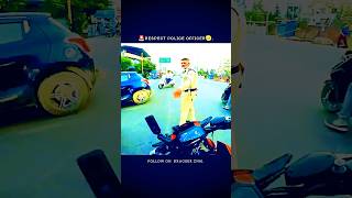 Police ne pakad liya 😱 | respect police officer:•#shorts #motovlog #kawasaki #police #bikelover