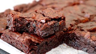 Fudgy Double Chocolate Brownies | Eggless