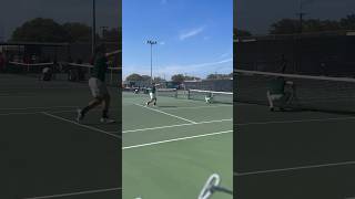 Huge break point save in high school tourney #tennis #shorts 🩳