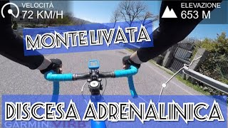 DISCESA da MONTE LIVATA... realizzo la mia velocità più alta di sempre