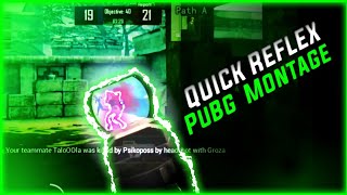 Quick Reflex TDM Montage | PUBG Mobile | 5 Finger Claw Player