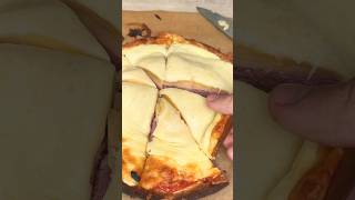 5 minutes Ham and Cheese pizza for heart attack lovers #pizza #cooking #shorts