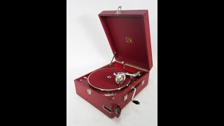 HMV Model 97 portable Grammophon