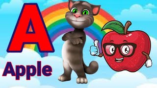 A for Apple B for Ball l abcd LKG l abcd nursery rhymes l baby songs l ABCD l apple ball cat dog