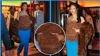 Rihanna kept her look cool and casual on Monday during a dinner outing in the City of Lights ‼️