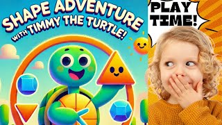 🐢Shape Adventure with Timmy the Turtle! 🐢| Guess the Circles & Triangles | Fun Learning for Kids