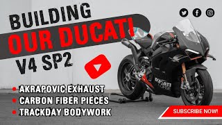 Building our Ducati V4 SP2 and New Bike Annoncements.  We are doing it!