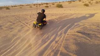 Super Fast Mini-Quad in Sand Dunes