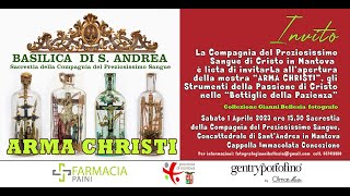 ARMA CHRISTI LE BOTTIGLIE DELLA PAZIENZA DELLA COLLEZIONE GIANNI BELLESIA