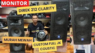 Speaker monitor direk 12 dobel clarity mewah murah full jk coustic