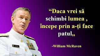 William McRaven -  Discursul care te va ajuta sa-ti schimba viata azi!