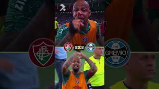 Felipe Melo se revolta com a arbitragem e faz gesto polêmico de "roubo"! 😡 #FLUxGRE