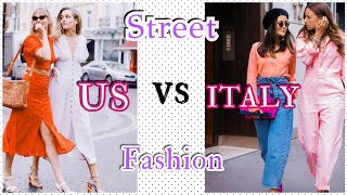 US vs ITALY‼️Runway🟡🟣 Street Fashion✓ Gubon women Street Style²⁰²² and Outfits #streetstyle  #gubon